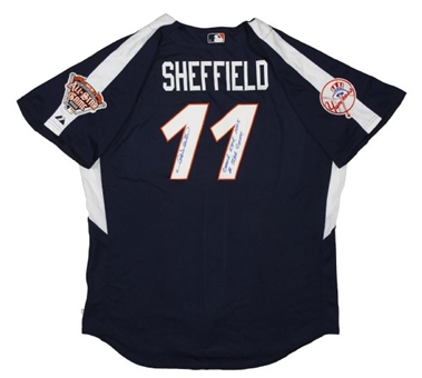 2005 Gary Sheffield Signed New York Yankees Game Used American League All-Star Jersey (PSA/DNA)